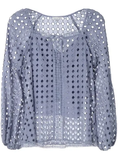 Alcaçuz Miragem Blouse In Blue