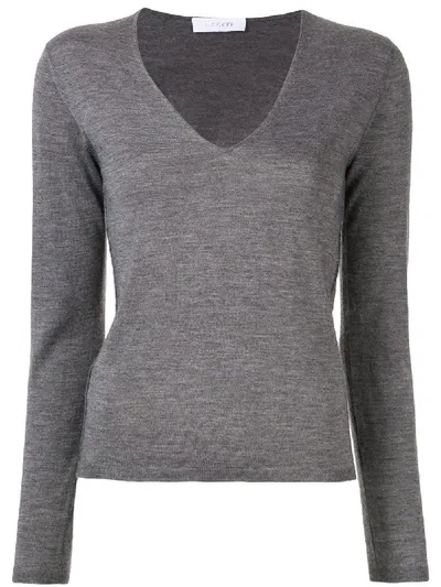 Cruciani V-neck Jumper In Grey