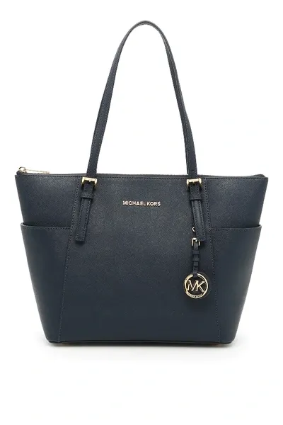 Michael Michael Kors Jet Set Item Bag In Blue