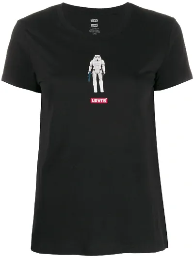 Levi's Star Wars Logo T-shirt In Black