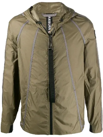 Raeburn Lightweight Hooded Rain Jacket In Green