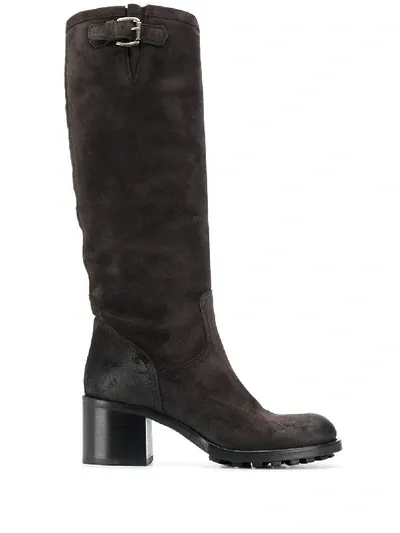 Strategia Kniehohe 'p863' Stiefel In Black