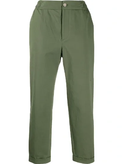 Nanushka Straight Leg Chinos In Green