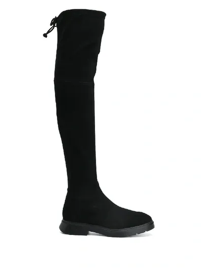 Stuart Weitzman Kristina Over The Knee Boots In Black