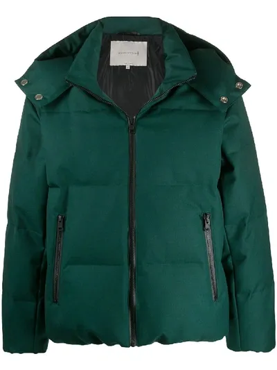 Mackintosh Hooded Down Jacket In Green