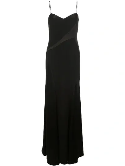 Nicole Miller Spaghetti Strap Dress In Black