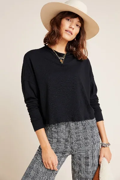 Chaser Macie Dolman-sleeved Top In Black