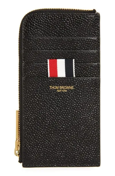 Thom Browne Card Holder In Black