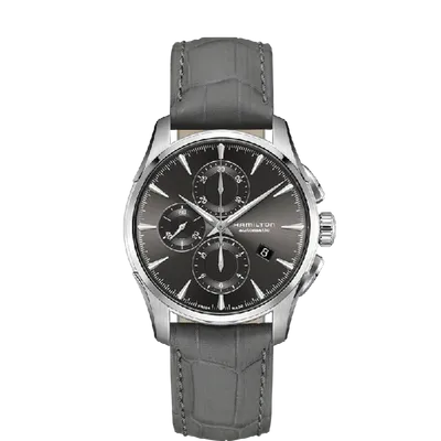 Hamilton Jazzmaster Auto Chrono In Grey