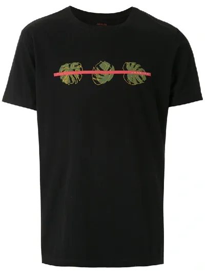 Osklen Vintage Cheese Flower T-shirt In Black