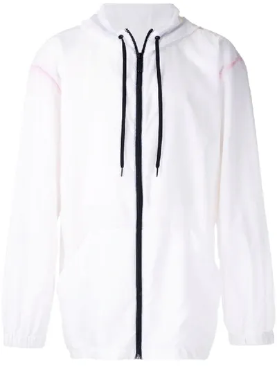 Osklen Oversized Windbreaker In White