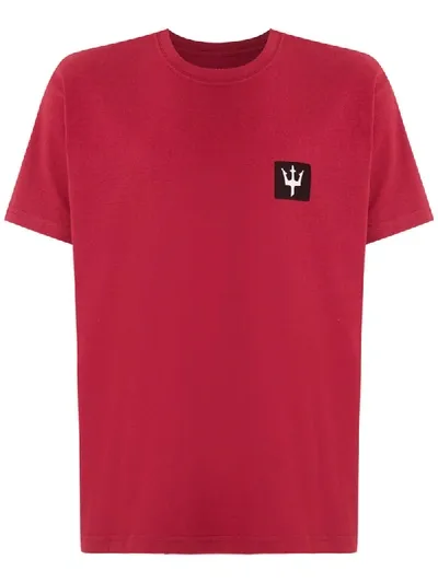 Osklen Big Box Tridente T-shirt In Red