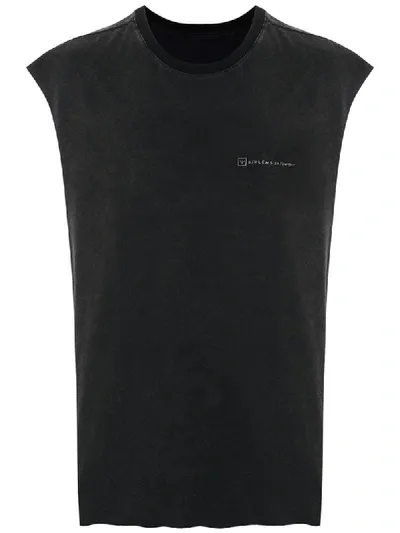 Osklen Double Surfing Pic Tank In Black