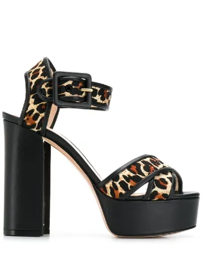 Nicholas Kirkwood Elements Platform Sandals 120mm In Black