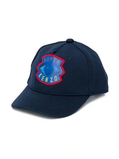 Kenzo Kids' Super  Cap In Blue