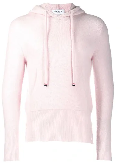 Thom Browne Slim Fit Hoodie In Pink