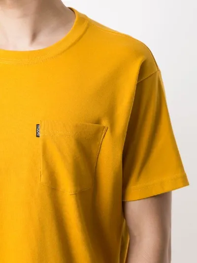 Osklen Chest Pocket Big Color T-shirt In Yellow