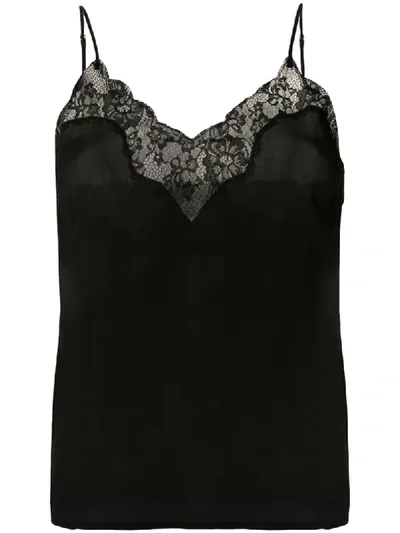 Alice Mccall Lace Trim Camisole In Black