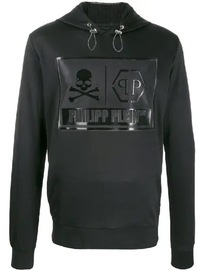 Philipp Plein Statement Hoodie In Black