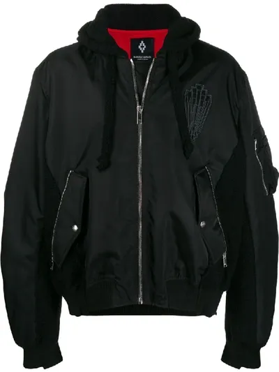 Marcelo Burlon County Of Milan Bomberjacke Im Oversized-look In Black