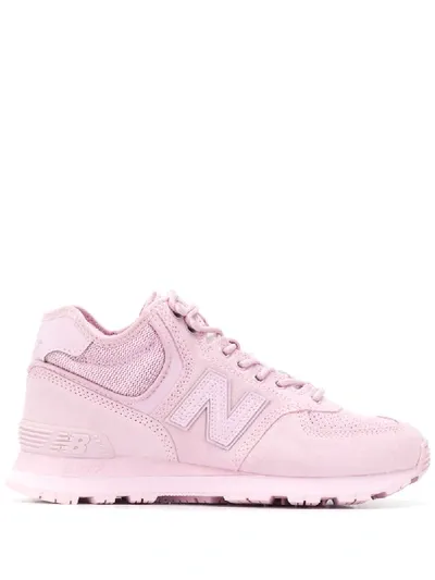 New Balance Damskie Buty Mid-top Sneakers In Pink