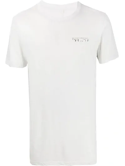 Ben Taverniti Unravel Project Logo Print T-shirt In Neutrals