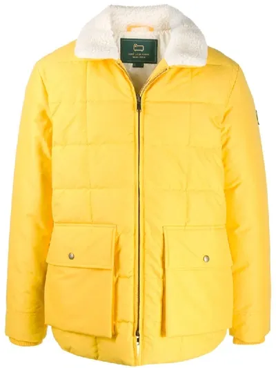 Woolrich Down Puffer Jacket In Yellow