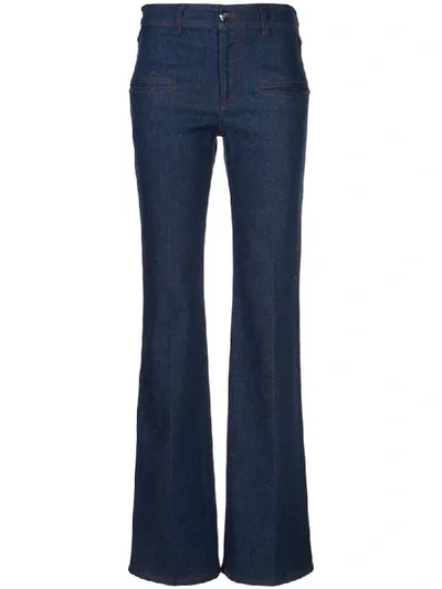 Altuzarra Serge Flared Jeans In Blue