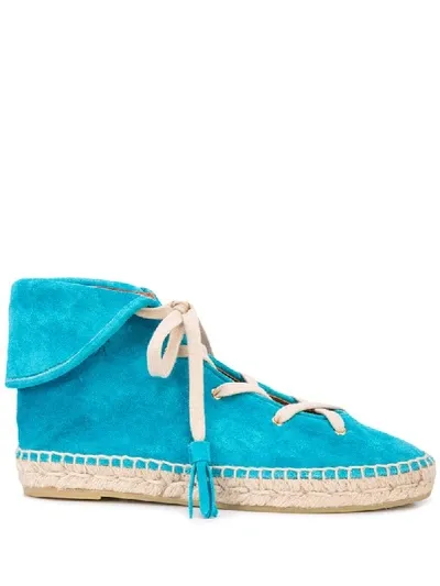 Altuzarra Gus Espadrille Boots In Blue