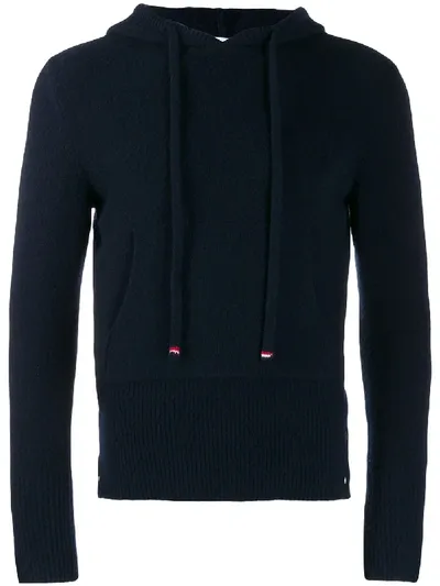 Thom Browne Navy Over-washed Hoodie Pullover In Blue