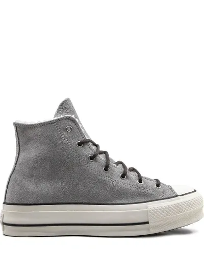 Converse Platform High-top Sneakers In Grey