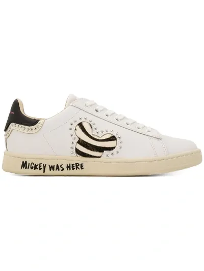 Moa Master Of Arts Mickey Was Here Sneakers In White