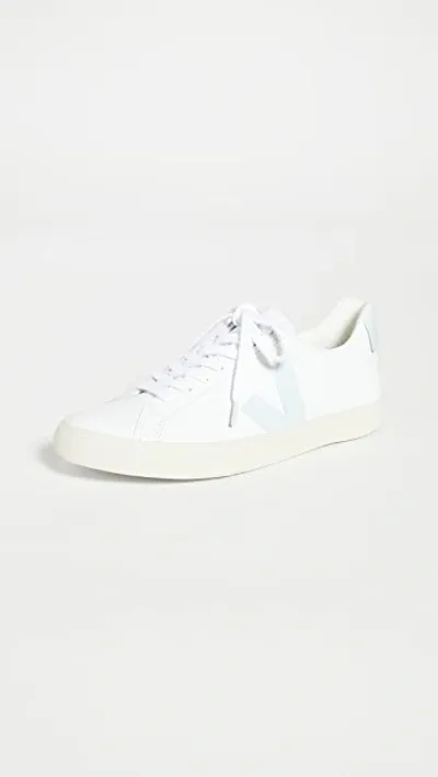 Veja Esplar Low-top Leather Sneakers In Extra White