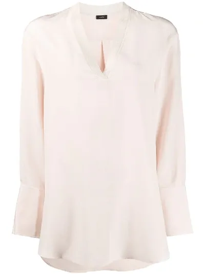 Joseph Loose-fit Blouse In Neutrals