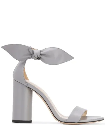 Fabiana Filippi Bow-detail Sandals In Grey