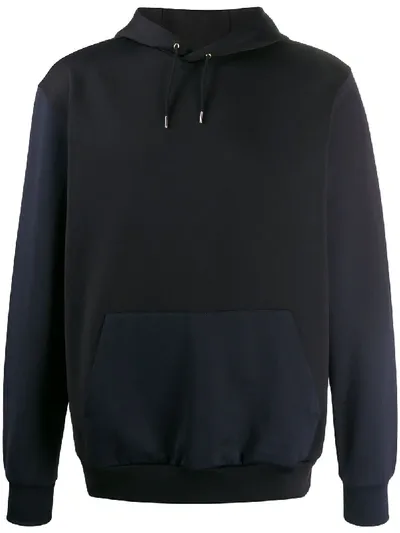 Paul Smith Gents Two Tone Hoodie In Black