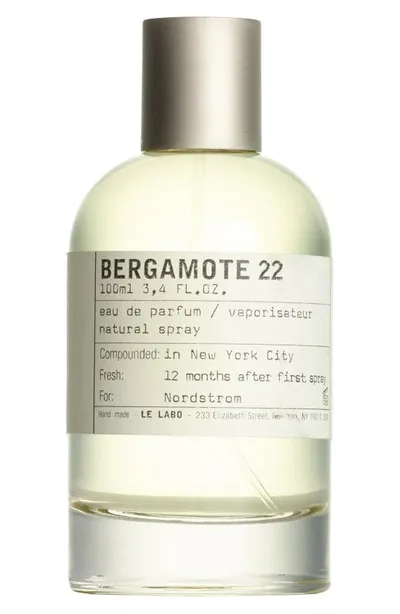 Le Labo Bergamote 22 Eau De Parfum, 50ml In Colorless