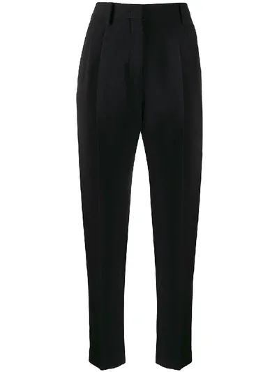 N°21 High-waisted Tapered Trousers In Black