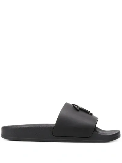 Giuseppe Zanotti Logo Slides In Black