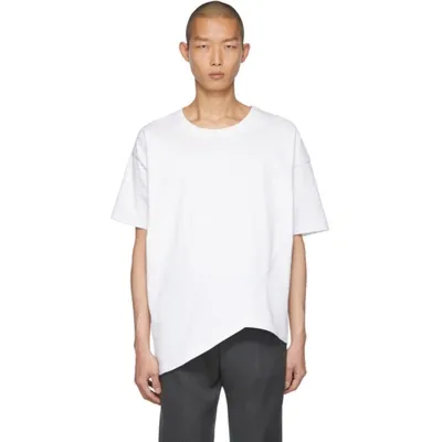 Bottega Veneta Twisted Cotton-jersey T-shirt In White