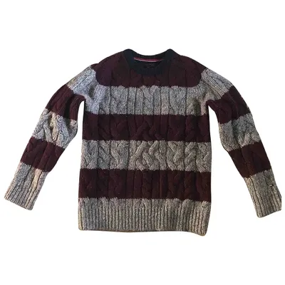 Pre-owned Tommy Hilfiger Wool Pull In Multicolour