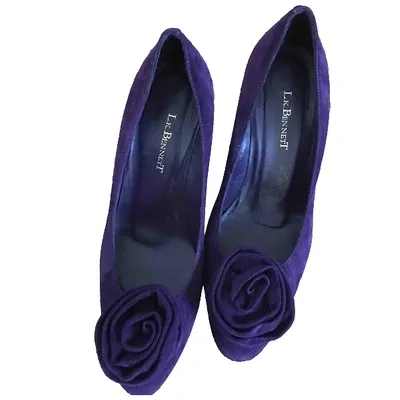 Pre-owned Lk Bennett Heels In Purple