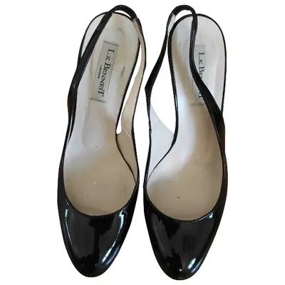 Pre-owned Lk Bennett Patent Leather Heels In Black