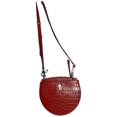 Pre-owned Bally Leather Handbag In Red