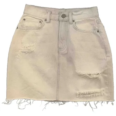 Pre-owned Allsaints Mini Skirt In Grey