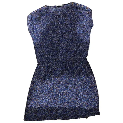 Pre-owned Sessun Silk Dress In Blue