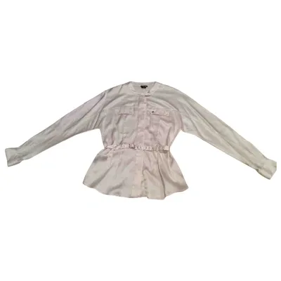 Pre-owned Belstaff Silk Shirt In White