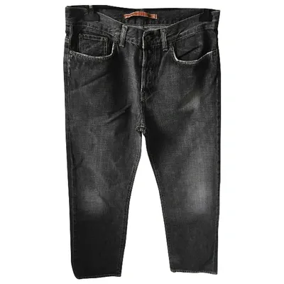 Pre-owned Mauro Grifoni Straight Jeans In Grey