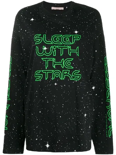 Christopher Kane Sleep With The Stars Longsleeve T-shirt In Black