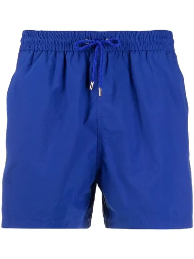 Paul Smith Drawstring Swimshorts In Blue